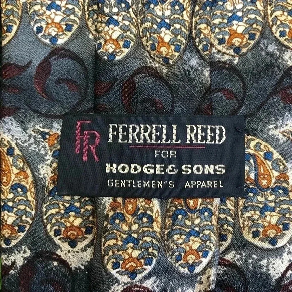 Ferrell Reed for Hodge & Sons All Silk Tie - Picture 4 of 8